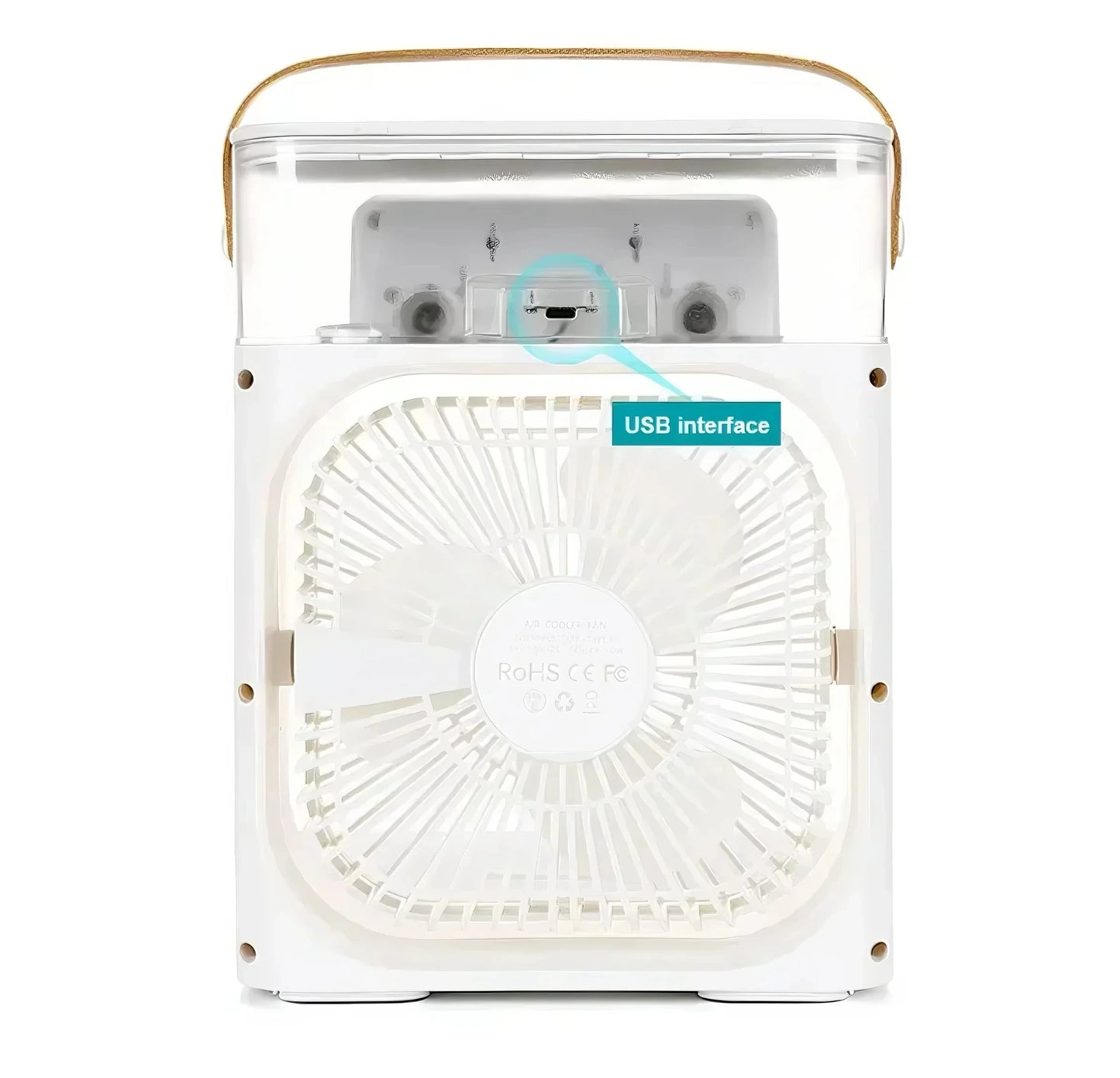 Portable 3-in-1 Air Cooler - Humidifier, LED & Timer