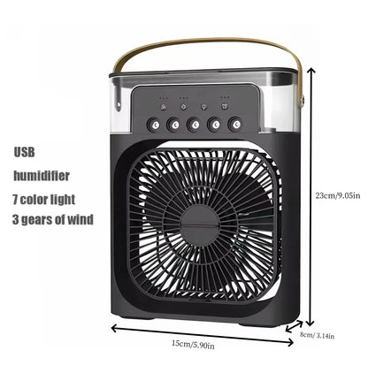 Portable 3-in-1 Air Cooler - Humidifier, LED & Timer