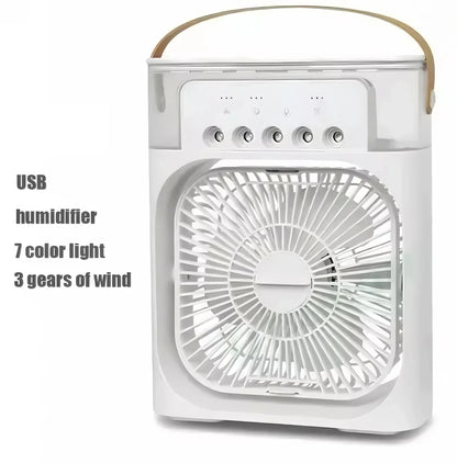 Portable 3-in-1 Air Cooler - Humidifier, LED & Timer