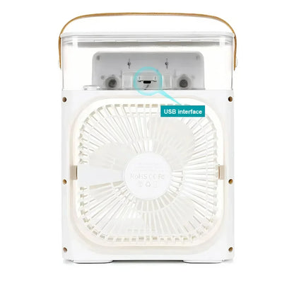 Portable 3-in-1 Air Cooler - Humidifier, LED & Timer